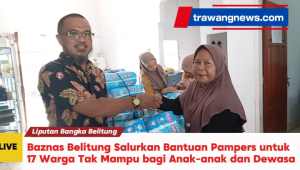 Baznas Belitung Salurkan Bantuan Pampers untuk Warga Tidak Mampu untuk anak-anak dan Dewasa