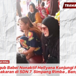 Hellyana Salurkan Bantuan Korban Kebakaran dan Kunjungi Posko Pengungsian SDN 7 Simpang Rimba Basel