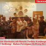Darmansyah Husein Terima Kunjungan Silatuhrahmi KD-17 Belitong: Bahas Persiapan Belitong Berkhidmat