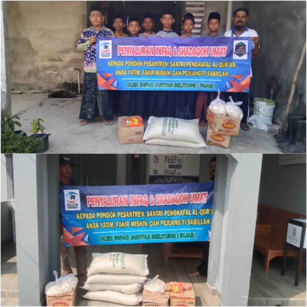 Yayasan Infaq Jariyah Belitung Salurkan Bantuan Sembako ke 11 Pesantren dan Rumah Tahfiz 9 IMG 20261001 050245